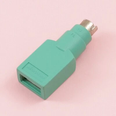 Vintage Genuine Microsoft USB to PS/2 Computer Mouse Adapter - Image 1 of 3