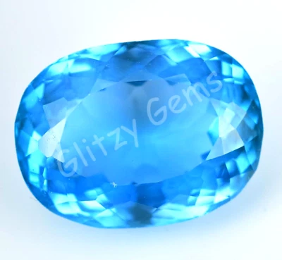 Natürlicher 23,00 Ct Paraiba Turmalin Grünlich Neonblau Kupfer Loser Edelstein - Bild 1 von 4