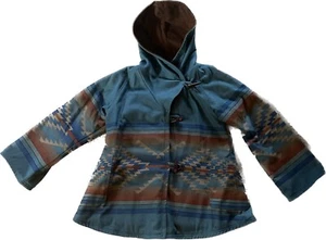 Damen XL blau Vlies Hoodie Mantel Yellowstone Staffel 3 - Bild 1 von 3