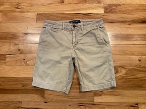 American Eagle Active Flex Beige Beach Shorts Bermuda Mens TAG 30 Fits 32 x 9 - Picture 1 of 12