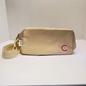 Chicago Cubs Baseball Tan Adjustable Crossbody Or Fanny Pack Purse Cubbies Bag - Picture 1 of 12