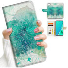 ( For Iphone 5 / 5s ) Wallet Flip Case Cover Aj24230 Flower Mandala