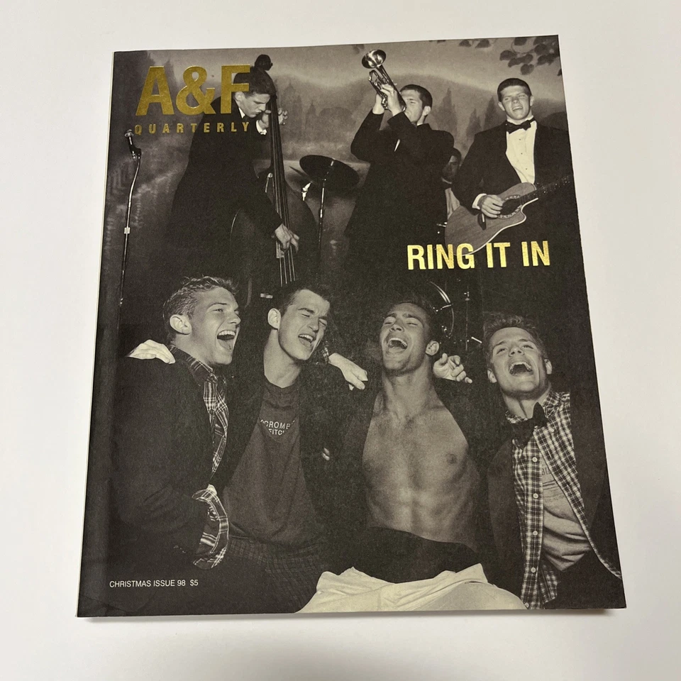 1998 Christmas Issue ABERCROMBIE & FITCH Charlie Weber Bret Easton Ellis RARE - Image 1 of 4