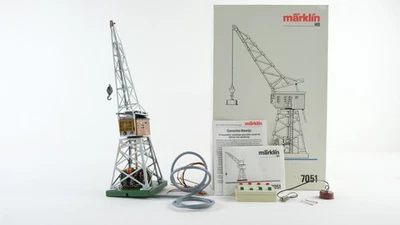 Märklin H0 7051 remote-controlled rotary crane - Image 1 of 4