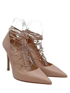 VALENTINO GARAVANI Zapato Tacón Mujeres Tacones Talla EU 38 blanco puro elegante - Imagen 1 de 5