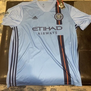 Alex Ring New York City FC Autographed Blue 2019 Adidas Replica Jersey - Picture 1 of 8