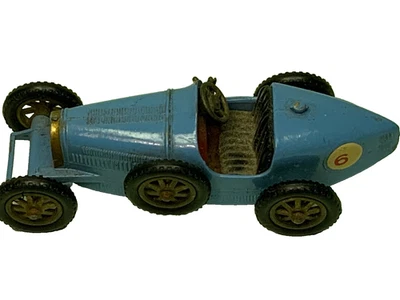 Matchbox Modelos de Antaño 1926 Supercargador Azul Bugatti Tipo 35 Y-6 Coche de Juguete Foto 1 de 4