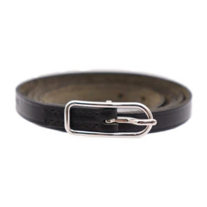 HERMES bracelet Api 1 Long triple leather black - Picture 1 of 8