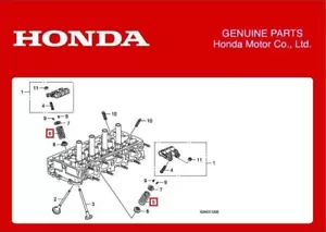 GENUINE HONDA VALVE SPRINGS S2000 AP1 AP2 F20C CIVIC TYPE R EP3 K20A K20A2 K24A - Picture 1 of 1