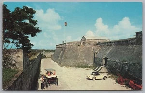 Fort Charlotte, reconstruido en 1787-1789, Nassau Bahamas, postal vintage. - Imagen 1 de 2