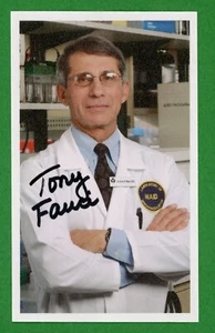 Anthony Fauci Immunologist HIV/AIDS research, NIAID Signed 3x5 Index Card E27407 - Picture 1 of 1