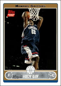 2006 Topps #252 Rudy Gay Rookie Memphis Grizzlies - Bild 1 von 2