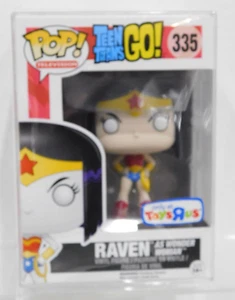 VAULTED FUNKO POP! Teen Titans Go! RAVEN AS WONDER WOMAN TRU EXCLUSIVE #335 TRU - Picture 1 of 7