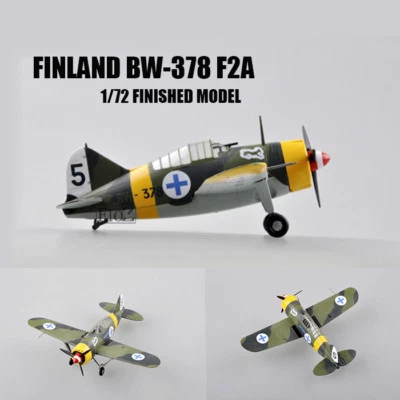 FINLAND F2A/M339 AF,BW-378,Late 1941 1/72 aircraft finished plane Easy model - Image 1 of 4