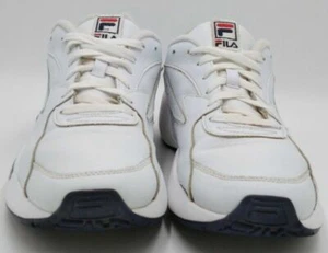 Fila Mindblower 1RM00119-125 White leather Trainers US 7 UK6 EUR39.5 Sneakers - Picture 1 of 6