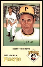 1990 Historic Pittsburgh Pirates Roberto Clemente Postcard #4