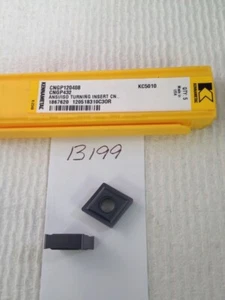 5 NEW KENNAMETAL CNGP 432 CARBIDE INSERTS. 12 04 08. GR: KC5010. USA MADE {B199} - Picture 1 of 2