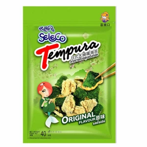 40g panierter knuspriger Seetang Seleco Tempura Original Flavour Thailand - Bild 1 von 1