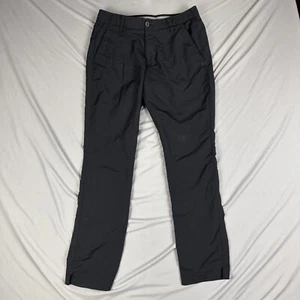 Under Armour Pantalone Uomo 32x32 (32x30) Nero Golf Flat Front Elasticizzato Performance - Foto 1 di 10