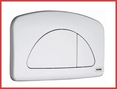 placca per cassetta di scarico ad incasso wc Oliver Oli doppio tasto vaschetta - Immagine 1 di 2