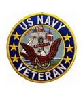 Naszywka dla weteranów logo US Navy, naszywki dla weteranów wojskowych