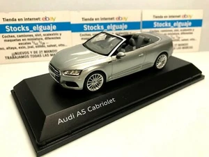 SPARK 1/43 DIECAST AUDI A5 CABRIOLET FLORETT SILVER DESCAPOTABLE MINIATURE CAR - Imagen 1 de 4