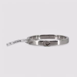 Coach Pave Signature Hinged Bangle Bracelet - Picture 1 of 4