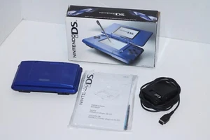 Sistema portátil Nintendo DS Launch Edition eléctrico azul probado funcionando - Imagen 1 de 16