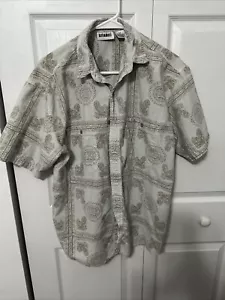 Vintage Gitano Men’s Short Sleeve Button Up Shirt w/ Pockets Size S - Picture 1 of 8