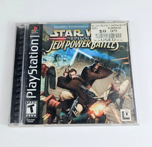 Star Wars - Jedi Power Battles - Sony PlayStation 1 completo di manuale testato - Foto 1 di 4