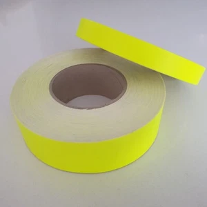 Cinta de vinilo verde verde amarillo fluorescente Oralite 7510 50 m x varios anchos Orafol Reino Unido - Imagen 1 de 1