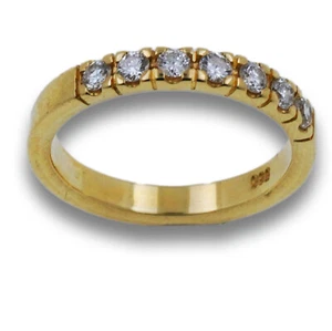 Memory Brillant Ring 585 Gold 14 Kt Gelbgold Damen Wert 1390,- - Bild 1 von 10