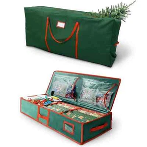 Keplin Christmas Tree & Wrapping Paper Storage Bag – Foldable, Oxford Fabric 9FT - Picture 1 of 4