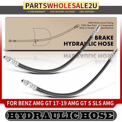 Manguera hidráulica de freno lateral trasero derecho y derecho 2 piezas para Mercedes-Benz AMG GT S SLS AMG Foto 1 de 4
