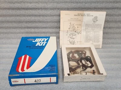 全新 ROCHESTER M MV 1 BBL 汽化器 REBUILD 修复套件 1967 - 1969 雪佛兰 OLDS GMC — 第 1/4 张图片