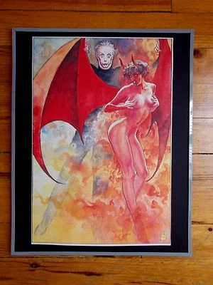Milo Manara  ( Art Print ) " La Diablesse " - Photo 1/2