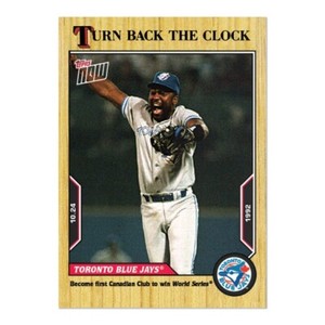 Toronto Blue Jays 2022 TOPPS NOW Turn Back The Clock 208 Presale Canada WS Title