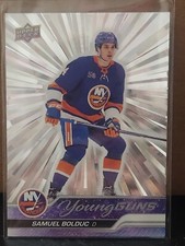 2023-24 Upper Deck Series 1 Samuel Bolduc Young Guns Outburst #209 Islanders