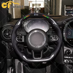 Volante LED de fibra de carbono real para MINI F54 F55 F57 F60 Cooper 2022 - Imagen 1 de 8
