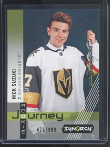 19-20 UD Synergy Rookie Journey RP-12 Nick Suzuki /999 Montreal Canadiens -A - Picture 1 of 2