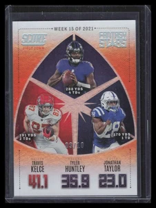2022 Score Fantasy Stars First Down 15 Huntley Jonathan Taylor Travis Kelce 9/10 - Picture 1 of 2