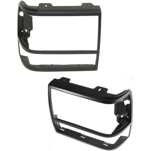 Headlight Door Set For 89-90 Ford Bronco II 91-94 Explorer 89-92 Ranger Black - Picture 1 of 11