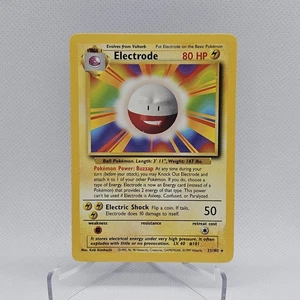 Pokemon WOTC Base Set Electrode Rare - LP #21/102 9553 - Picture 1 of 3