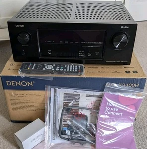 DENON AVR-X3400H 7.2 4k Ultra HD AV-Receiver Dolby Atmos - Picture 1 of 12