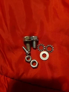1968-82 Corvette Small Block Starter Mount Bracket Bolt Kit - Foto 1 di 3