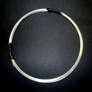 10 piedi Ottone Bianco per avvolgimento filo, 16G Rotondo DS- Alternativa Argento Sterling - Foto 1 di 1