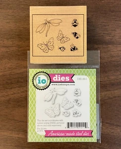 Impression Obsession Lot: Insektenset Stempel und passende Form D5642 DIE139-I - Bild 1 von 2