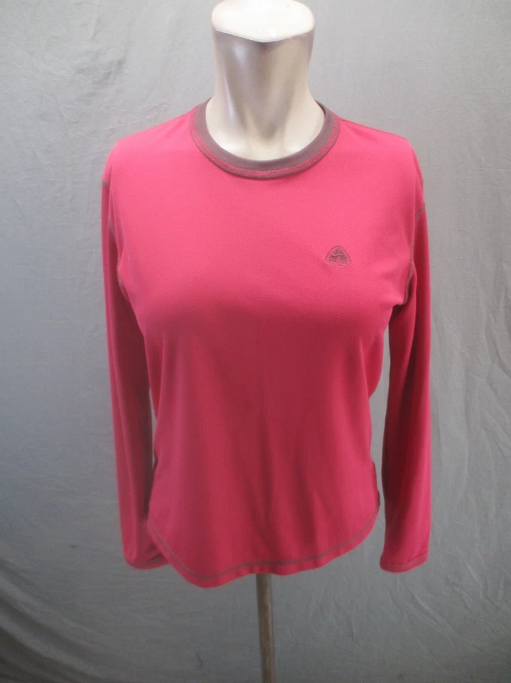 Nike ACG 1 Talla S Mujer Rosa Manga Larga Elastizado Ropa Activa Capa Base Top 749 Foto 1 de 4