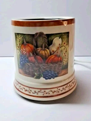 Candle Warmer 4" Electric Large Jar Fall Autumn Harvest Decor Unbranded Pre-own Foto 1 de 4