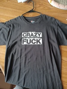 W.A.S.T.E. - Crazy F**k Medium T-Shirt Industrial, Rare, Power Noise - Picture 1 of 2